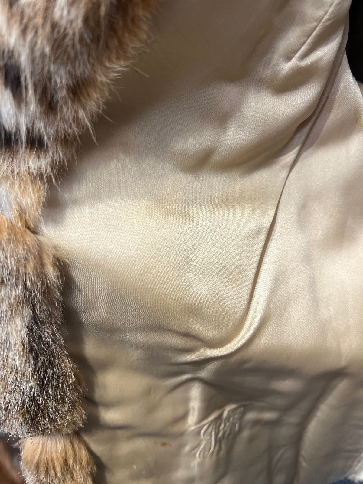 Giacca in Pelliccia di Lince Vintage - Taglia 44 - Eccellenti Condizioni