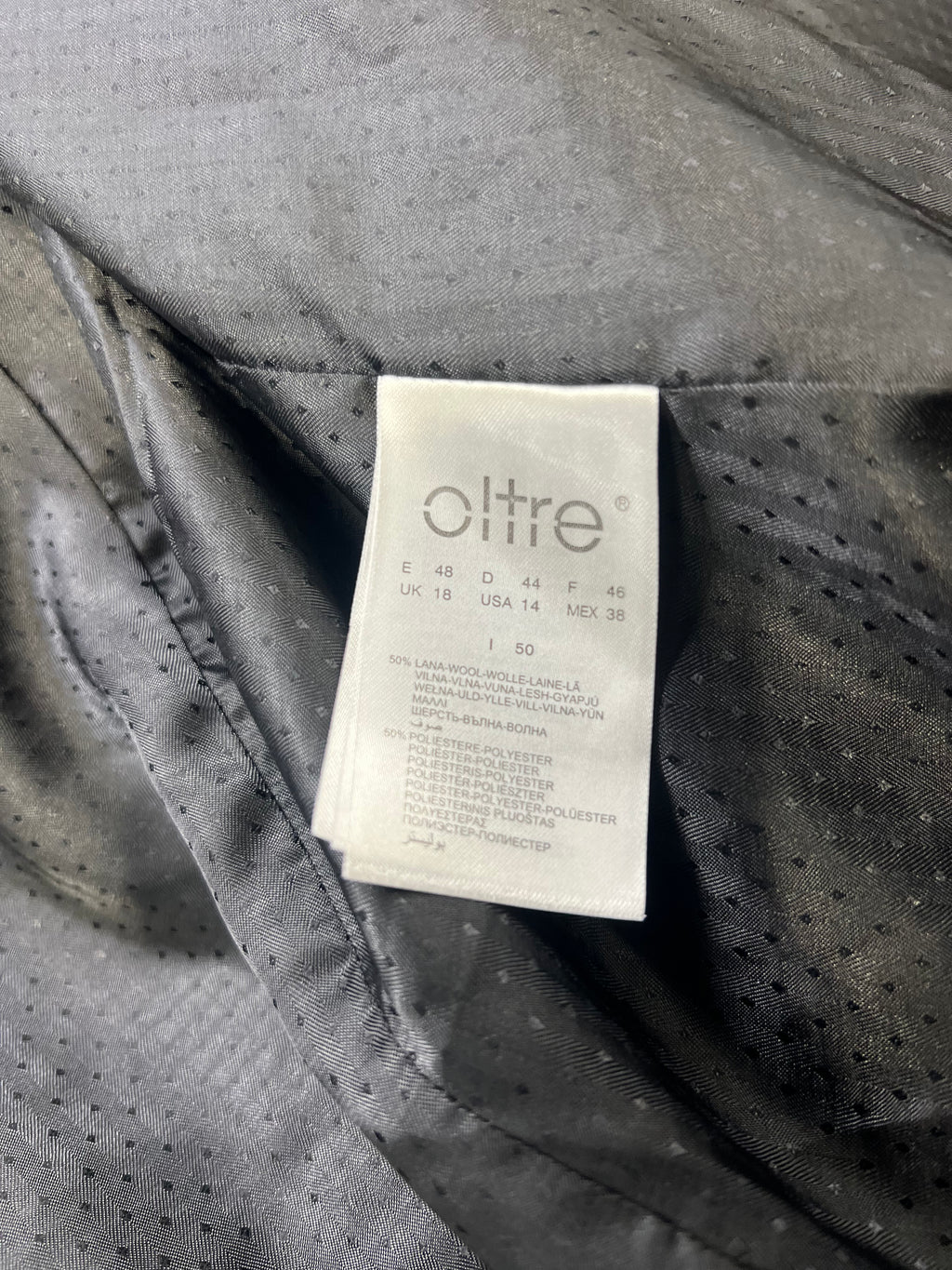 Cappotto Oltre in Lana con Pelliccia di Volpe Rossa — Taglia 50