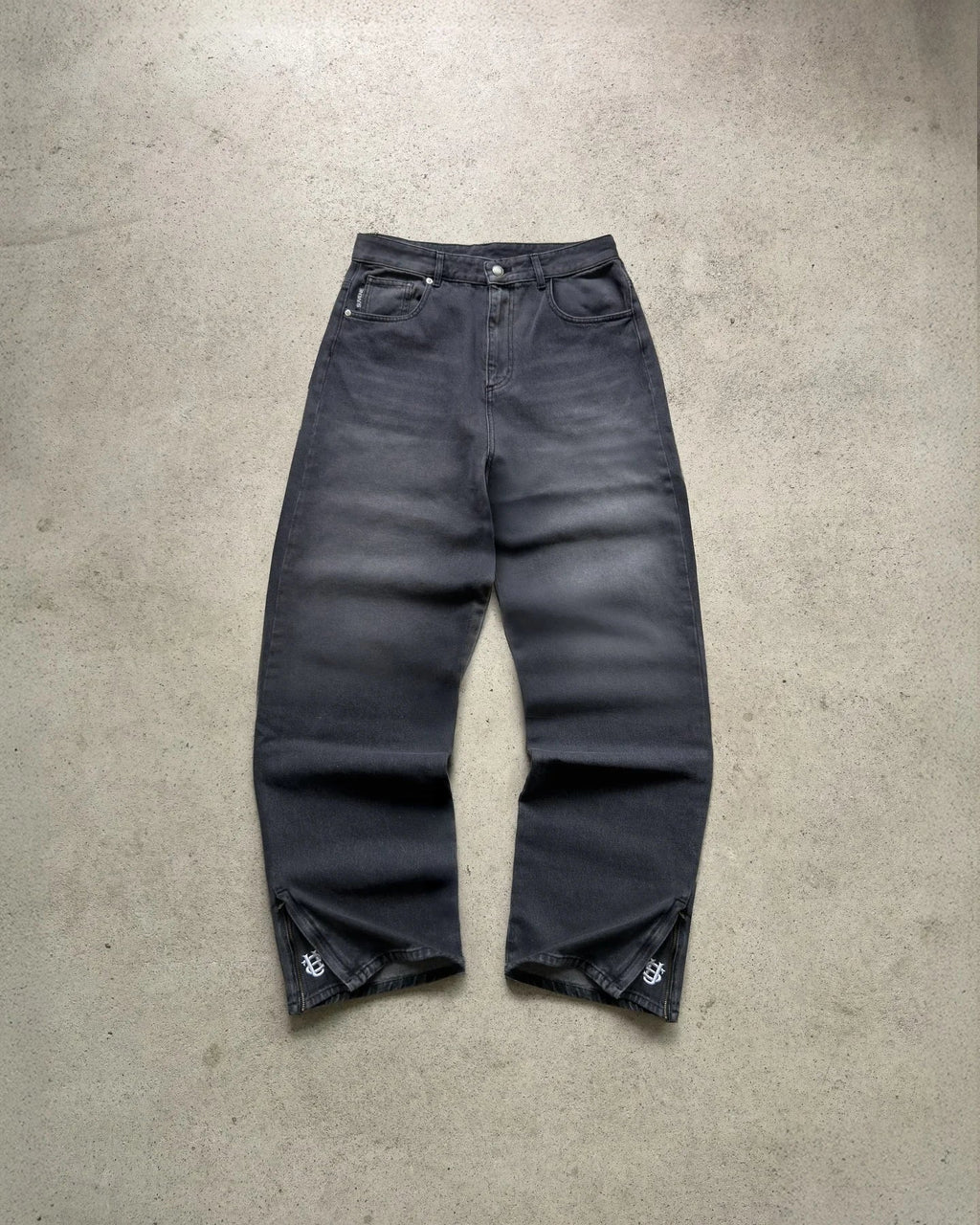 Jeans Patch Retrò A Righe Ricamate Giacca Completo Due Pezzi Y2k Tuta Uomo Harajuku hiphop Ricamati Jeans Larghi Giacca Vecchia